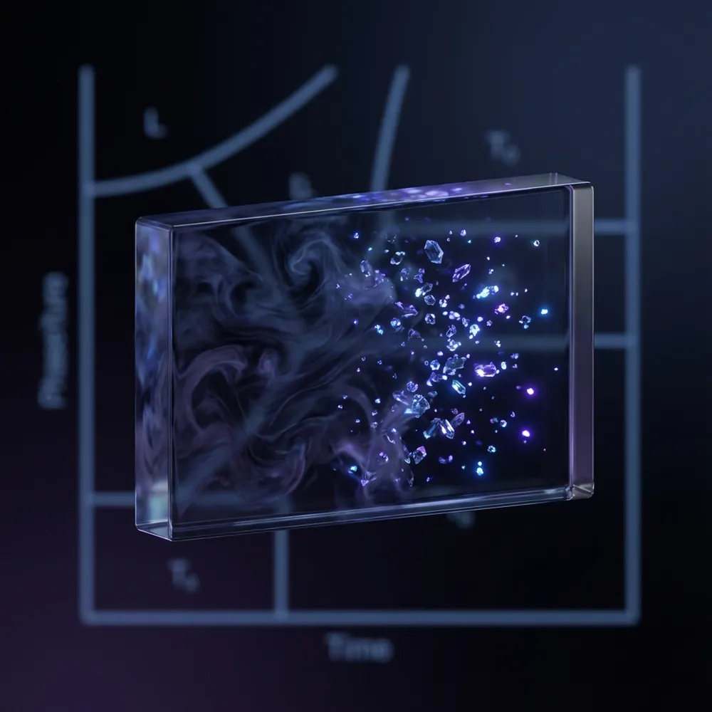 Illustration of transparent glass-ceramics